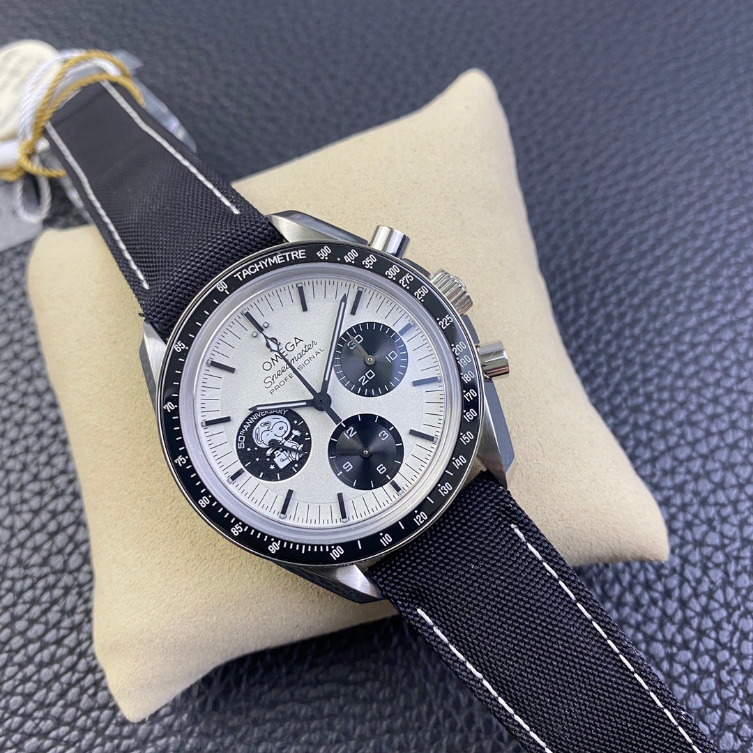 Black Ceramic - Black Rubber- Chronograph - Manual-winding - 42mm