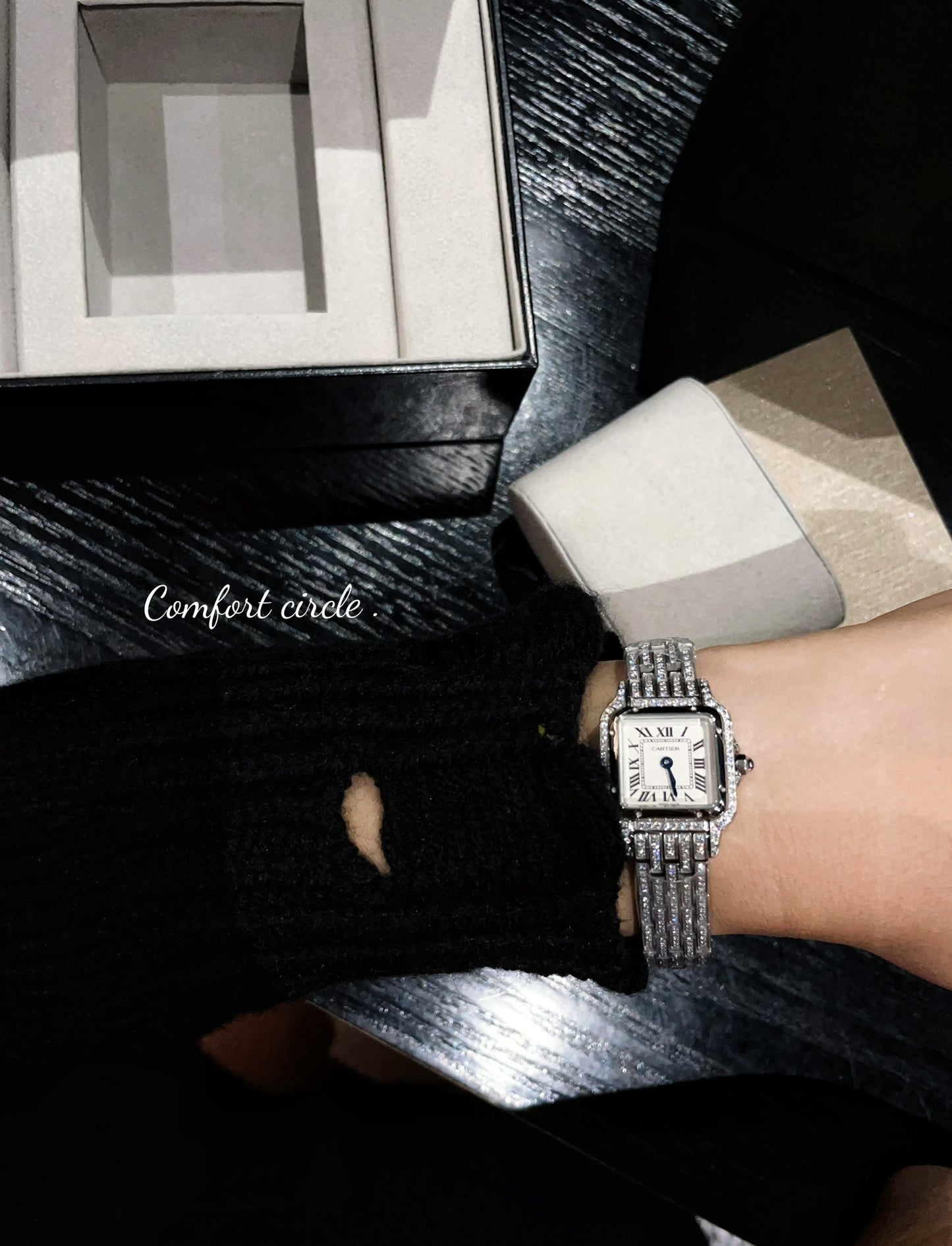 LADY- HPI01641- Full Diamond - 904L Steel- Quartz -27*37mm
