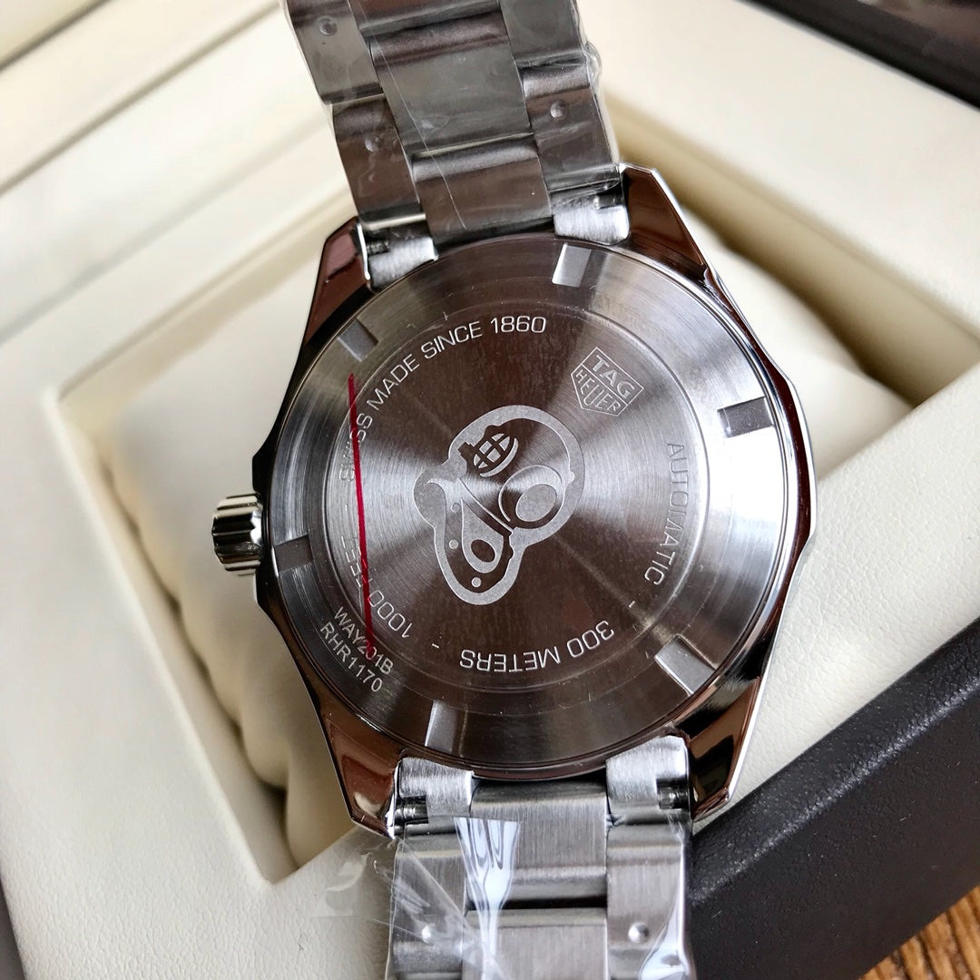 Black - White 904L Steel - Automatic - 43mm