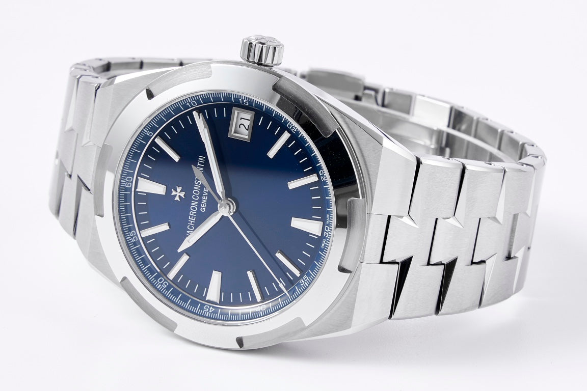 cal 5100 - Blue - Silver 904L Steel - Automatic - 41mm