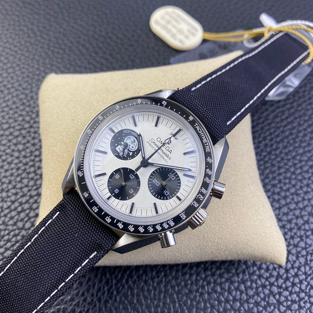 Black Ceramic - Black Rubber- Chronograph - Manual-winding - 42mm