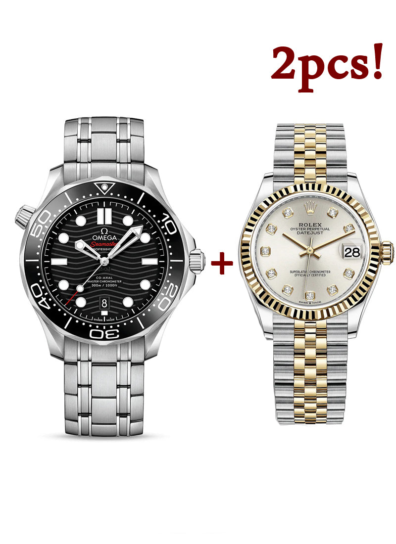 Almost gone! Special Offer! SMaster300 + Lady‘s D-just -2PCS - Automatic - 42mm/31mm