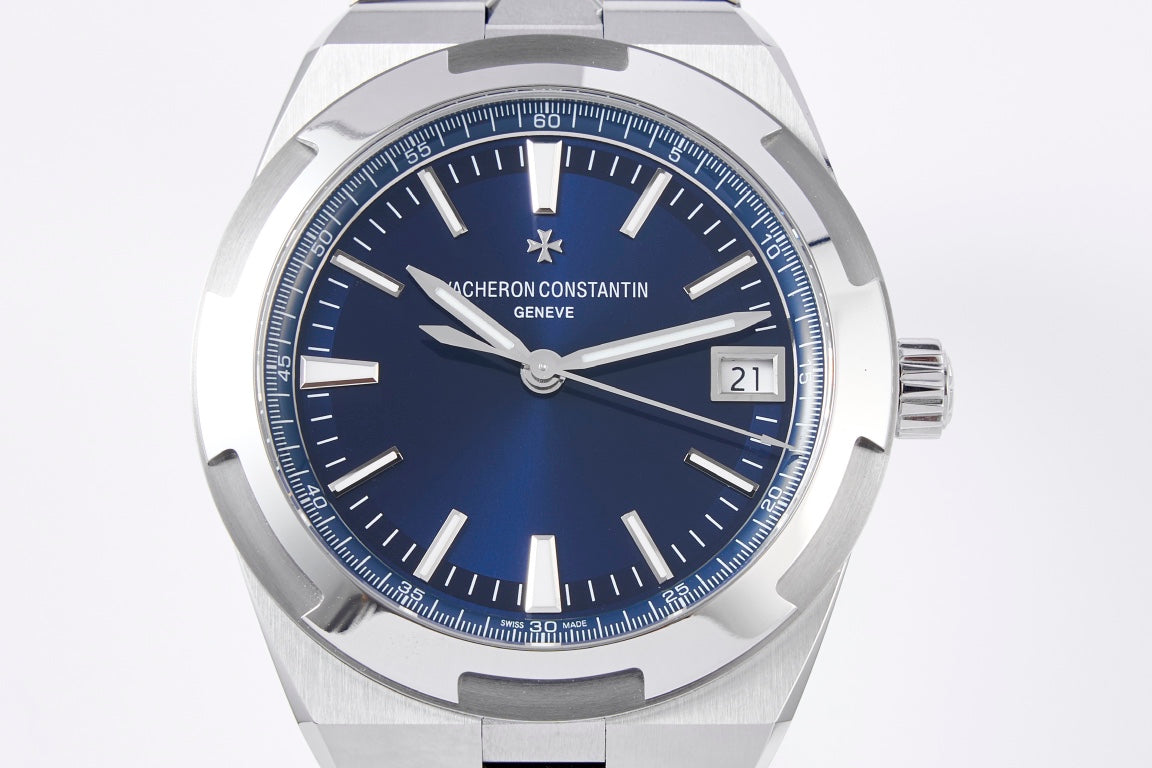 cal 5100 - Blue - Silver 904L Steel - Automatic - 41mm
