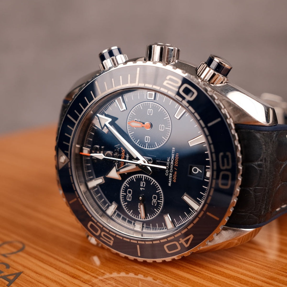 Chronograph - Selfwinding- Blue Leather - Automatic - 45.5mm