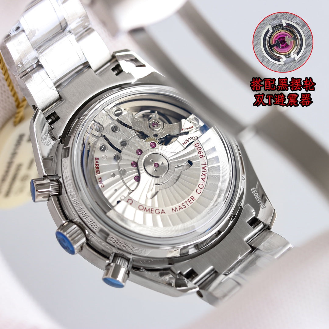 Chronograph -329.30.44.51.06.001- Silver- Black Ceramic- 316L Steel- Automatic - 44mm