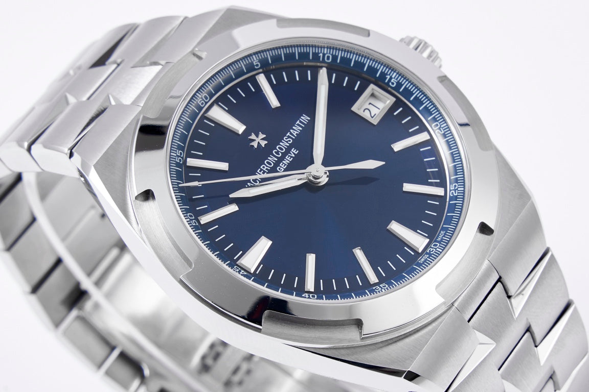 cal 5100 - Blue - Silver 904L Steel - Automatic - 41mm