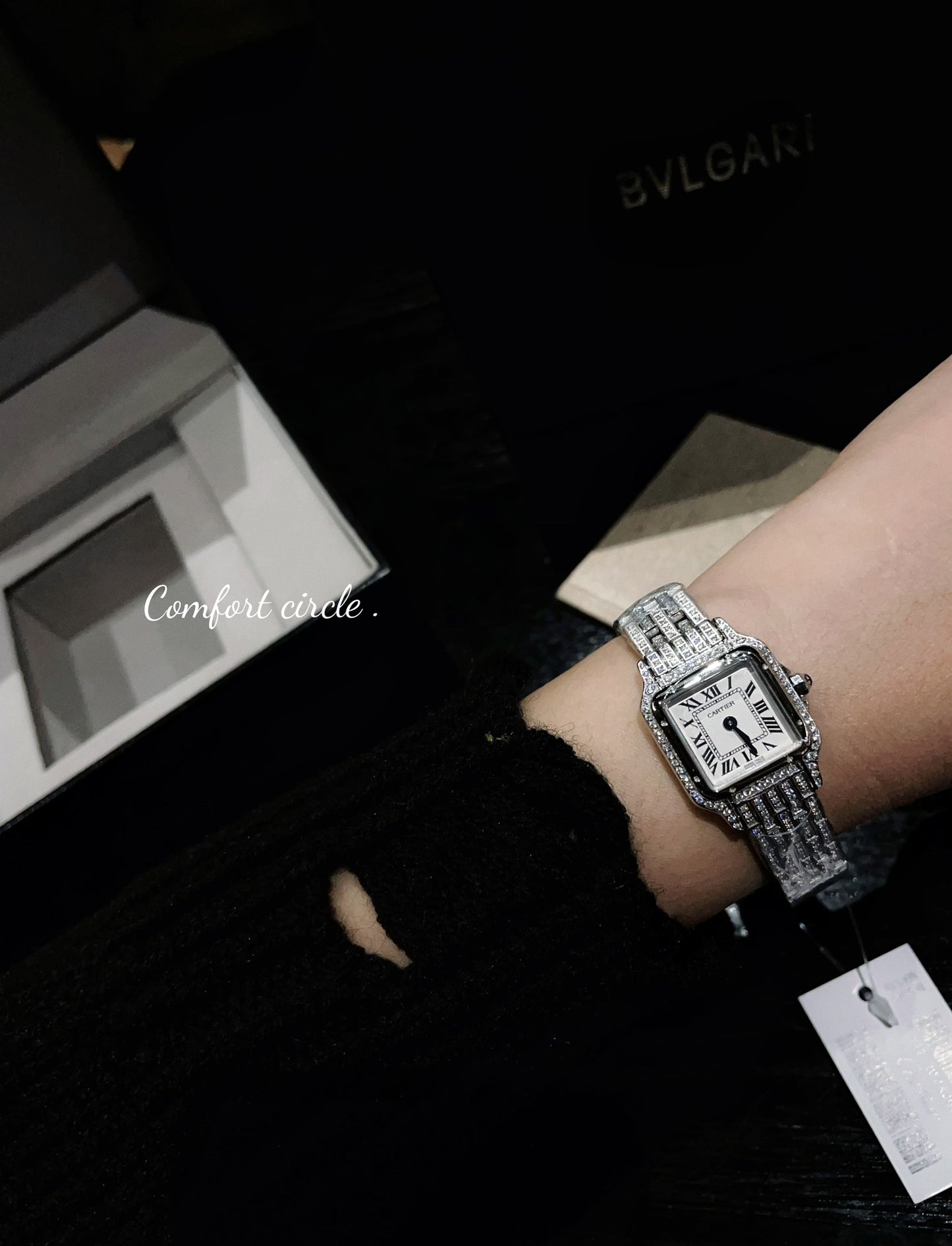 LADY- HPI01641- Full Diamond - 904L Steel- Quartz -27*37mm