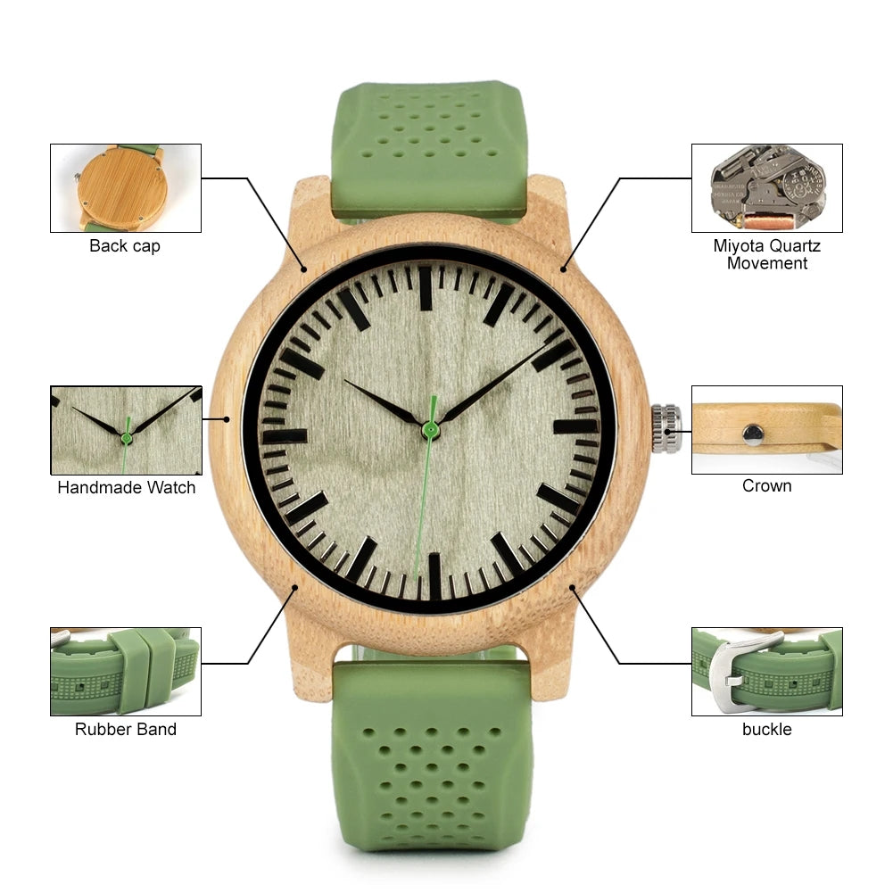 Brown Black - Brown Rubber - Quartz - 42mm