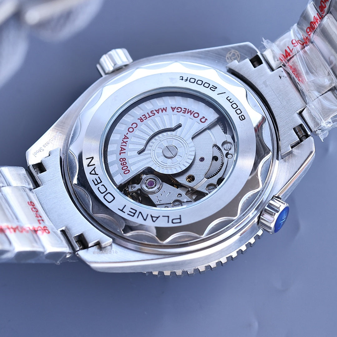 1/4 Orange Ceramic - Silver 904L Steel - Automatic - 43mm