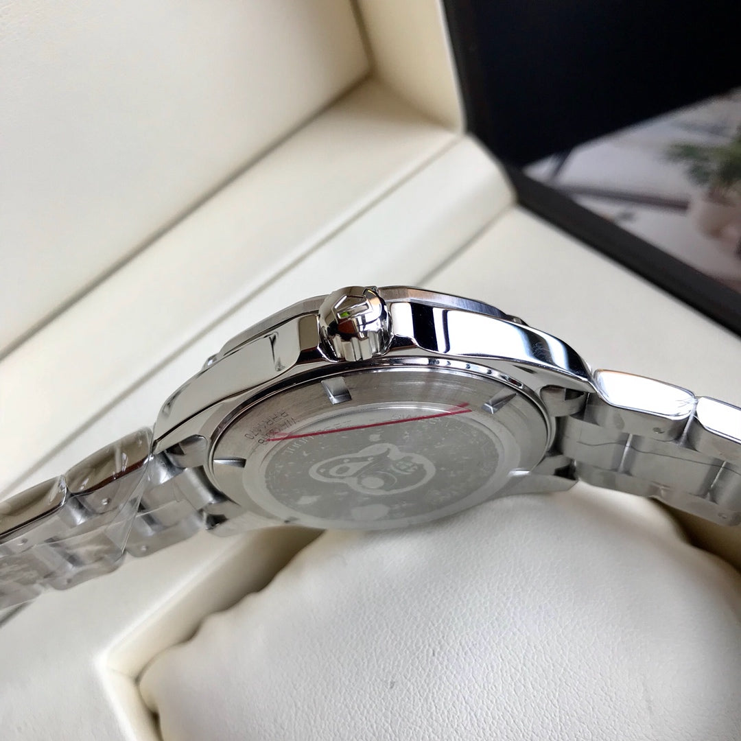 Black - White 904L Steel - Automatic - 43mm