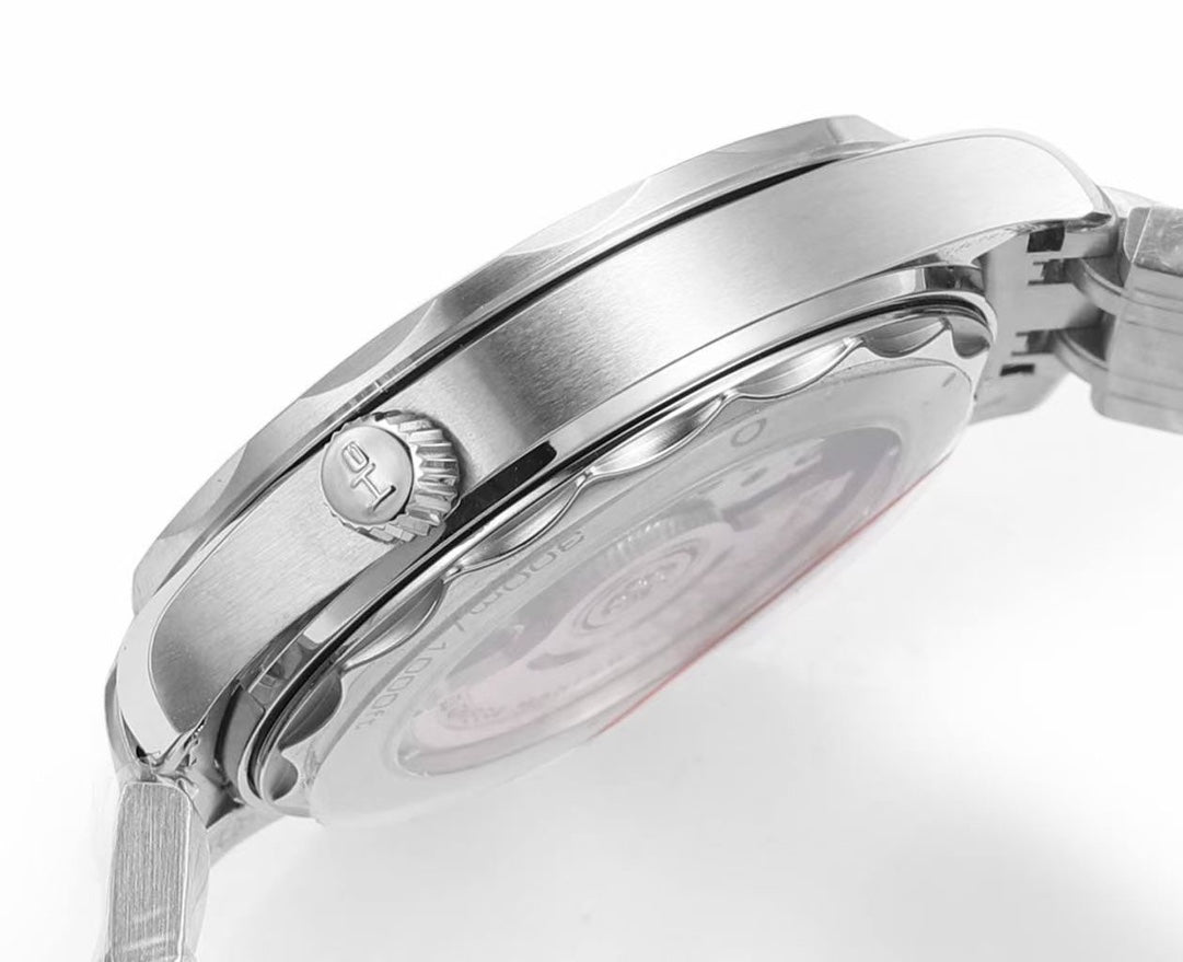š„Limited Time Offer!-VS- 210.30.42.20.03.001- Blue -Silver 904L Steel -Free Rubber Strap- Automatic -42mm