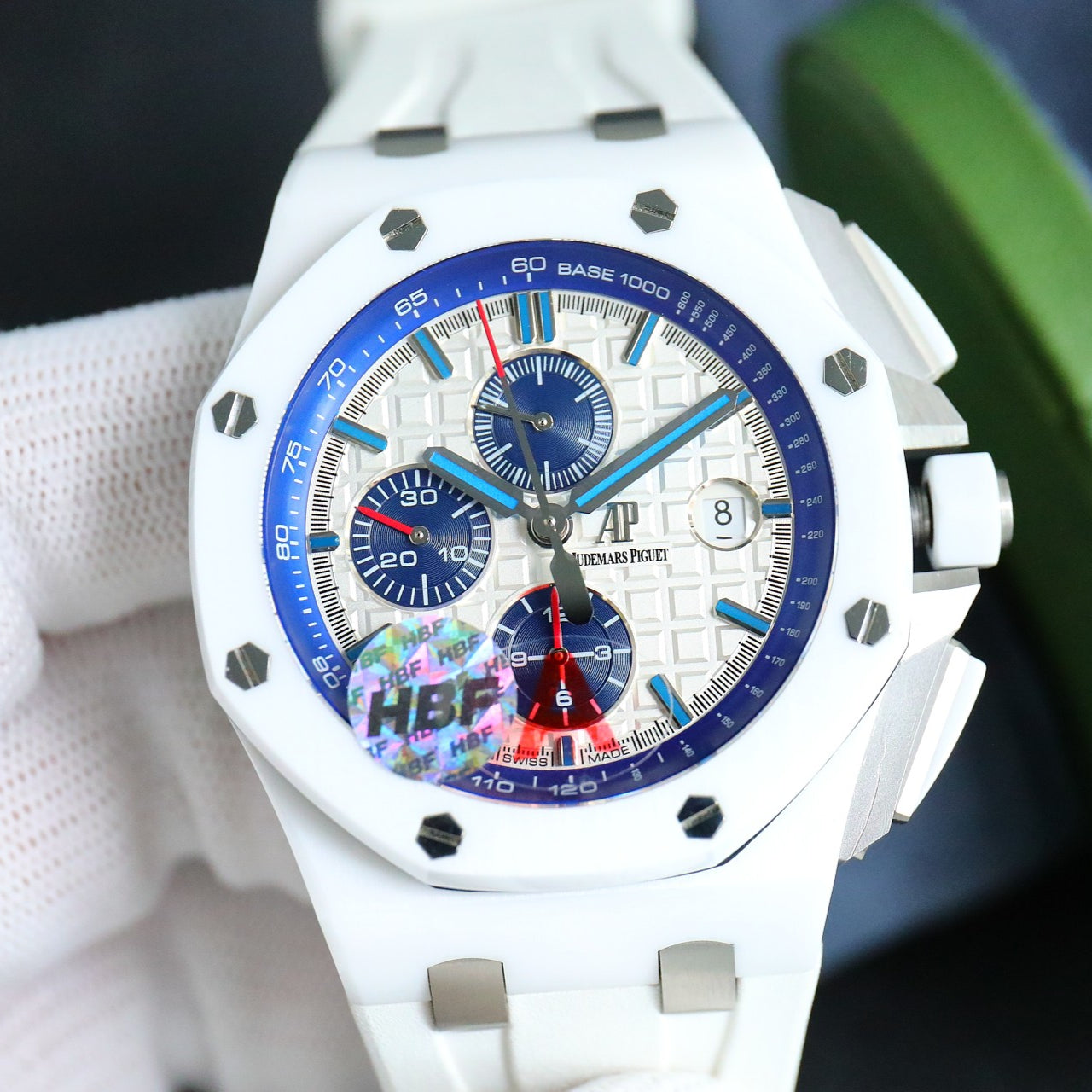 Chronograph-Ceramic - White Rubber- Automatic - 42mm