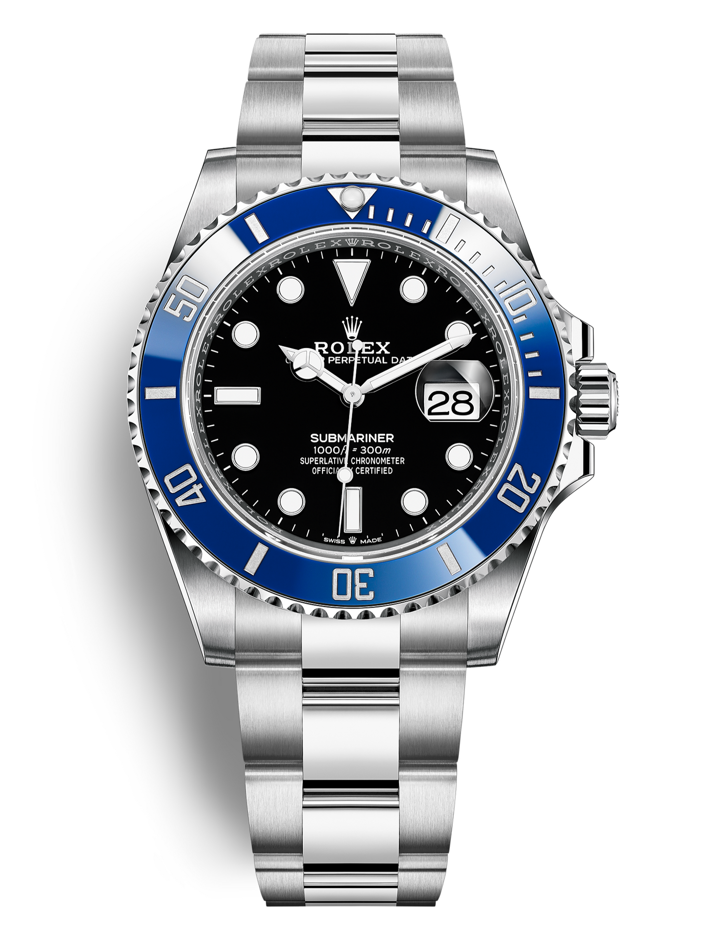 Luxury-Blue Black-White 904L Steel - Automatic -41mm