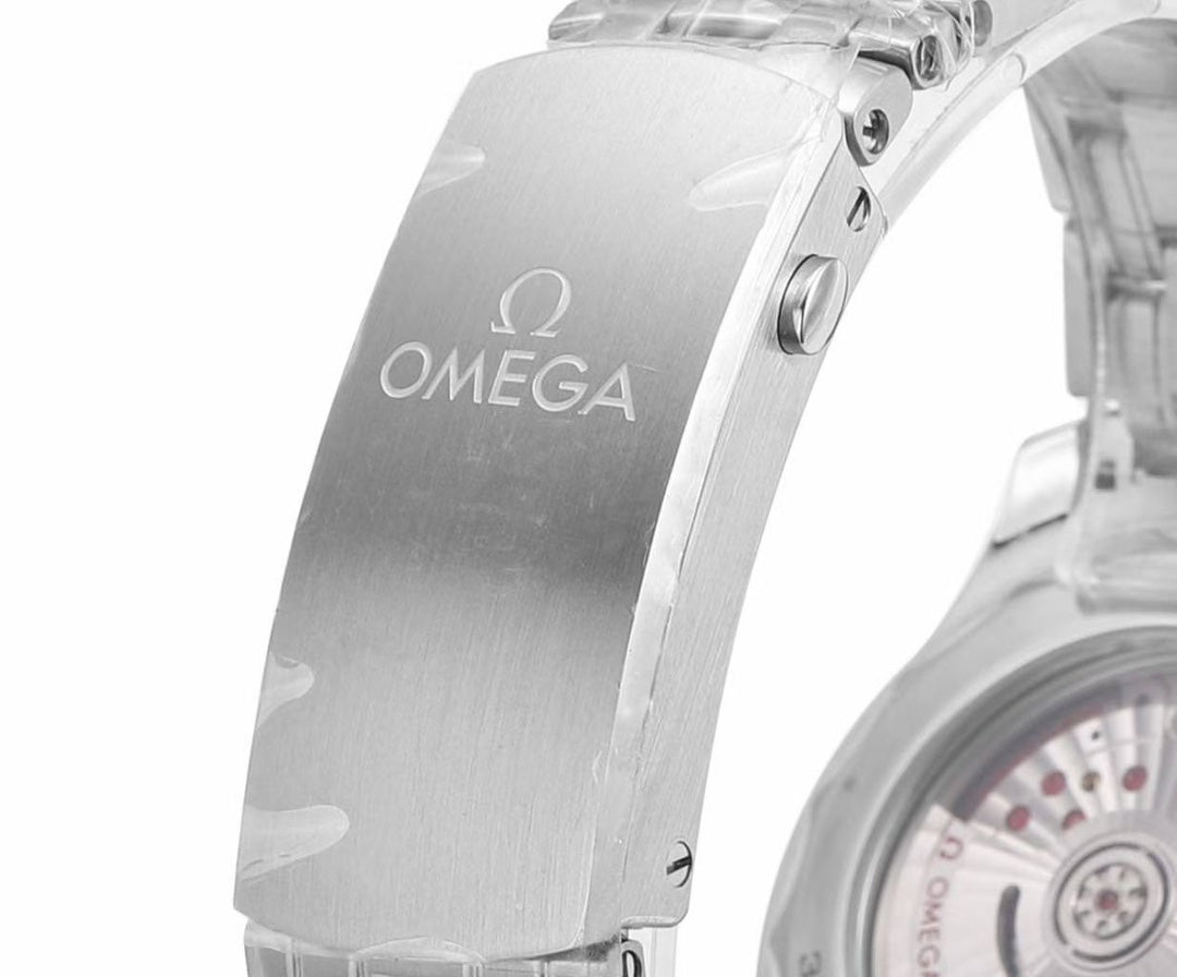 š„Limited Time Offer!-VS- 210.30.42.20.03.001- Blue -Silver 904L Steel -Free Rubber Strap- Automatic -42mm
