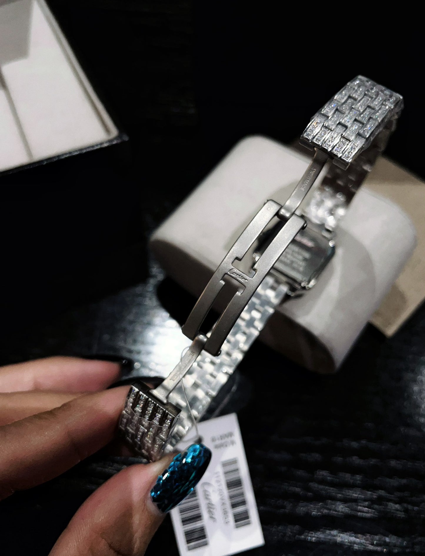 LADY- HPI01641- Full Diamond - 904L Steel- Quartz -27*37mm