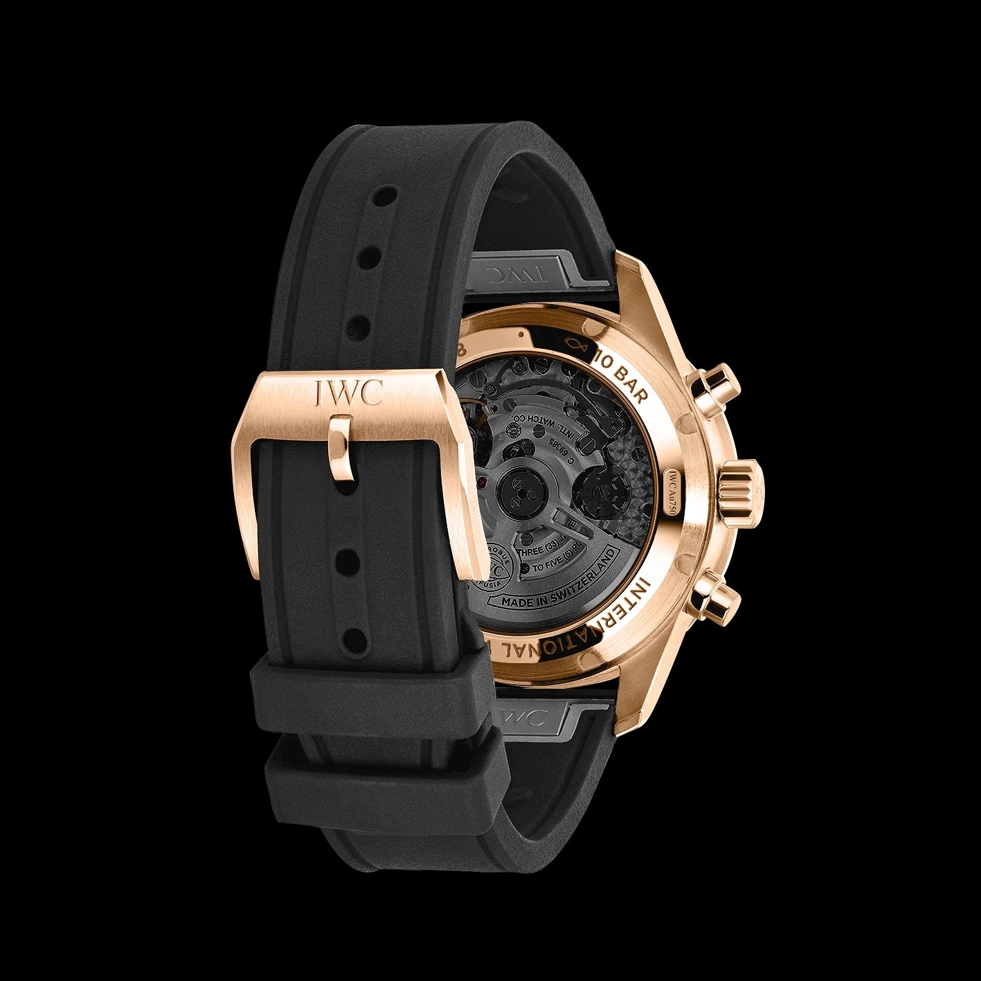 Chronograph - Black -Black Rubber - Automatic - 41mm