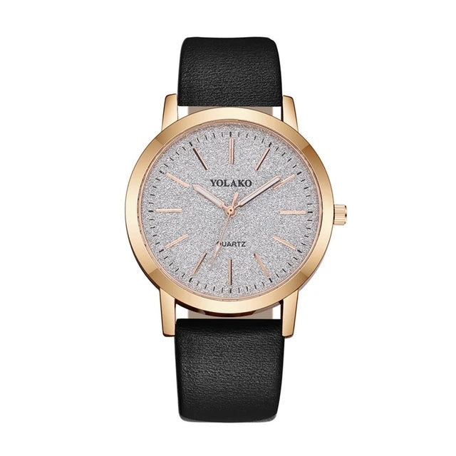 LADY - White Yellow - Navy Rubber - Quartz - 34mm