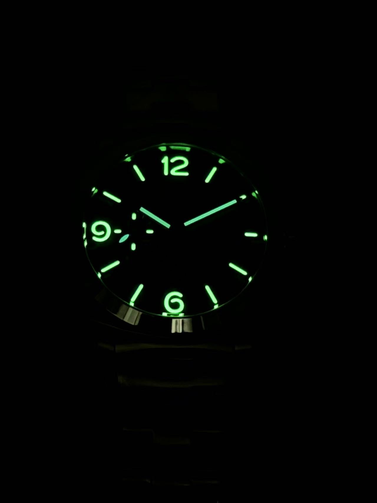 Black - Silver 904L Steel -Automatic - 44mm