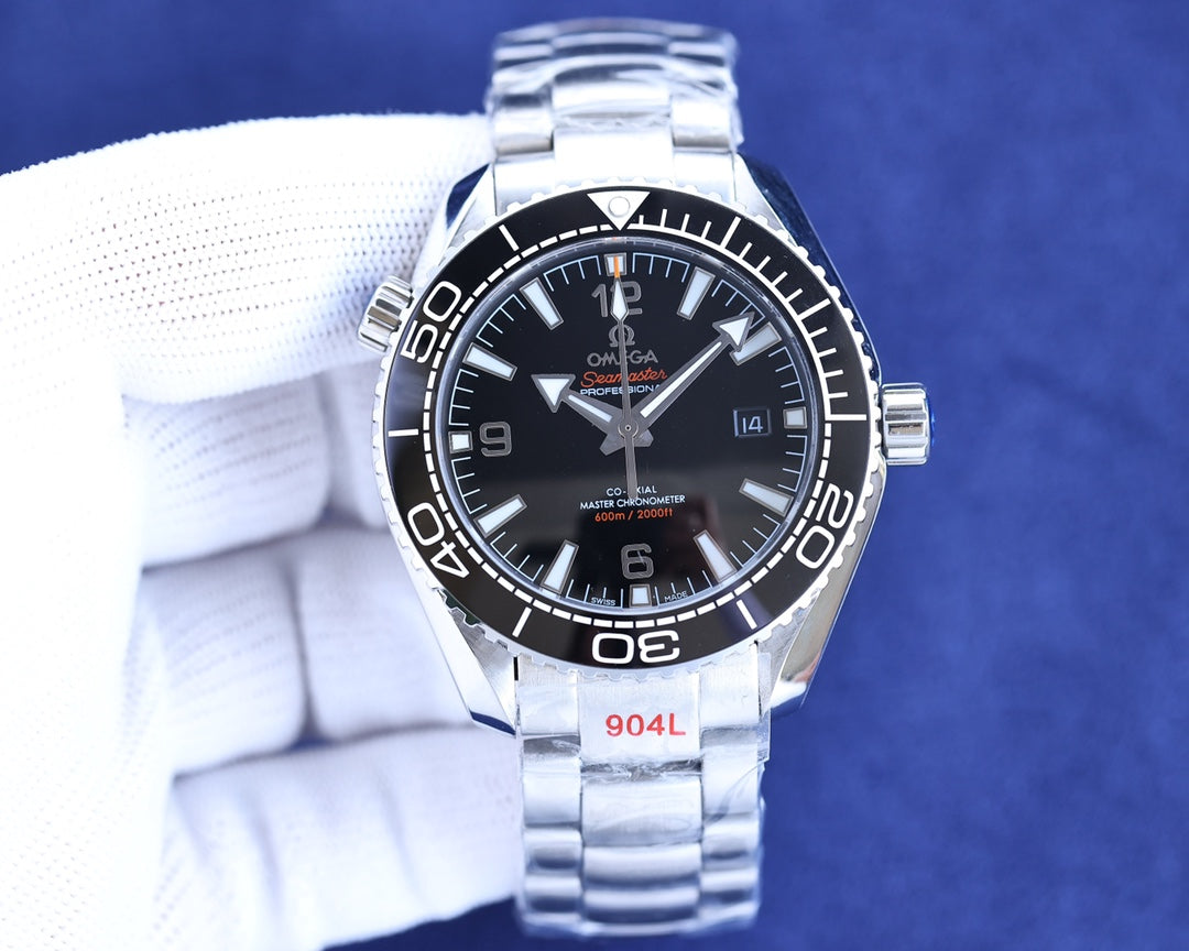 Black Ceramic - Silver 904L Steel - Automatic - 43mm