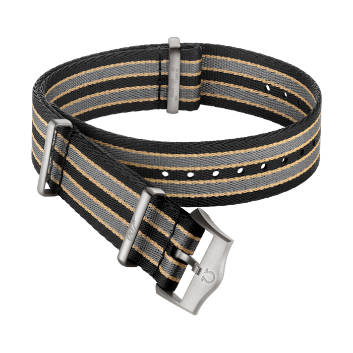 Nylon canvas colored strap for S-master 300M 42mm