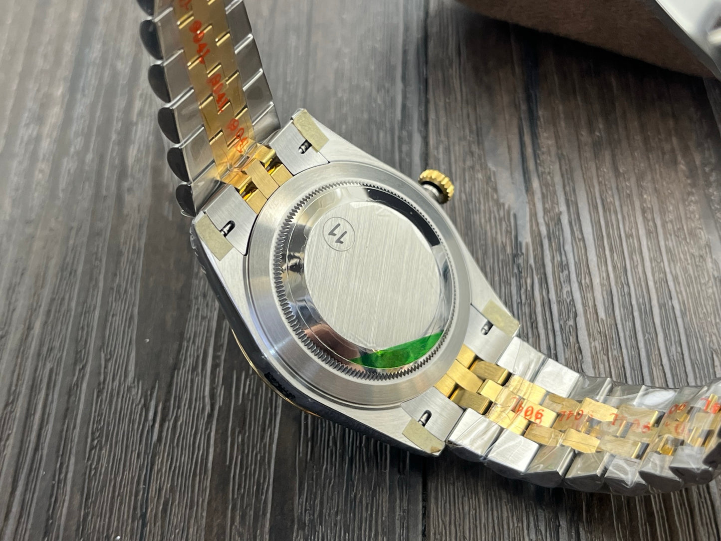 C-Factory -Yellow Gold - Smooth Bezel - Silver 904L Steel- Automatic - 41mm