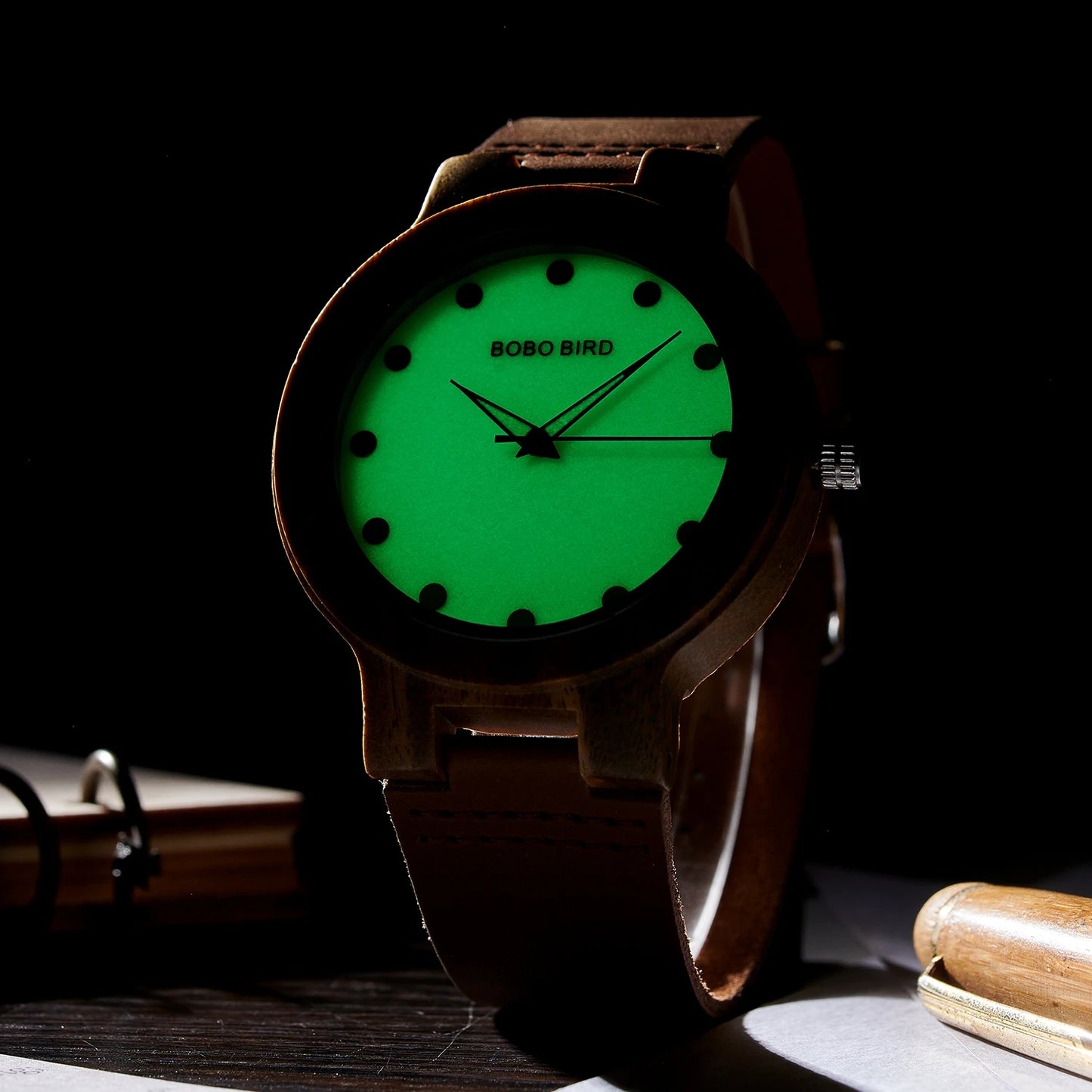 Brown Black - Brown Rubber - Quartz - 42mm