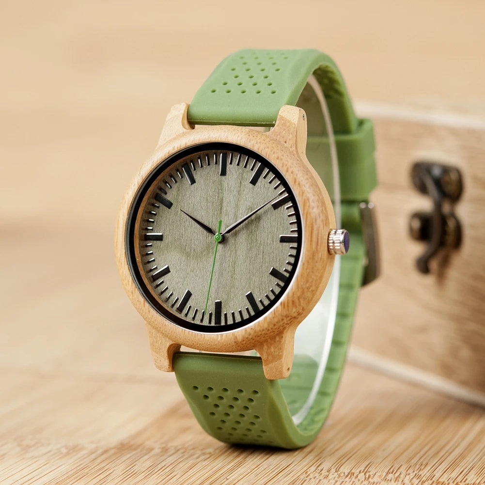 Brown Black - Green Rubber - Quartz - 42mm