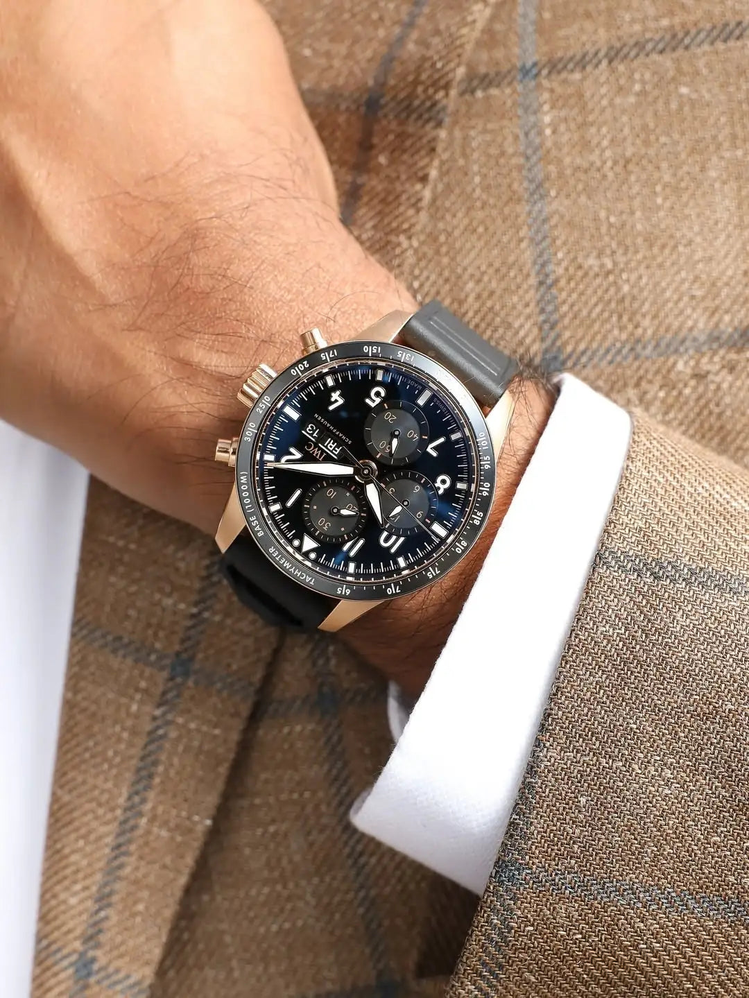 Chronograph - Black -Black Rubber - Automatic - 41mm