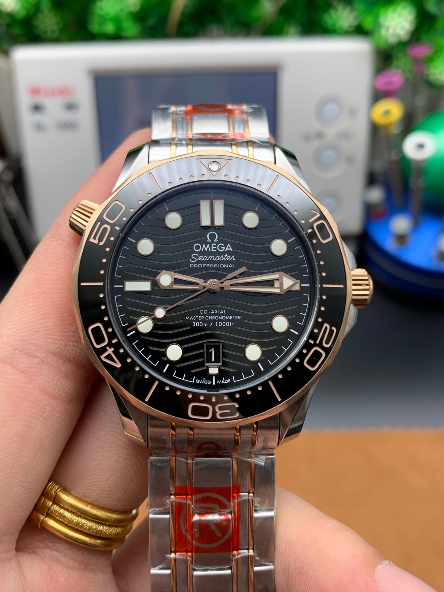 TOP! Black Dial Steel - Rosegold Withe 904L Steel - Automatic- 42mm
