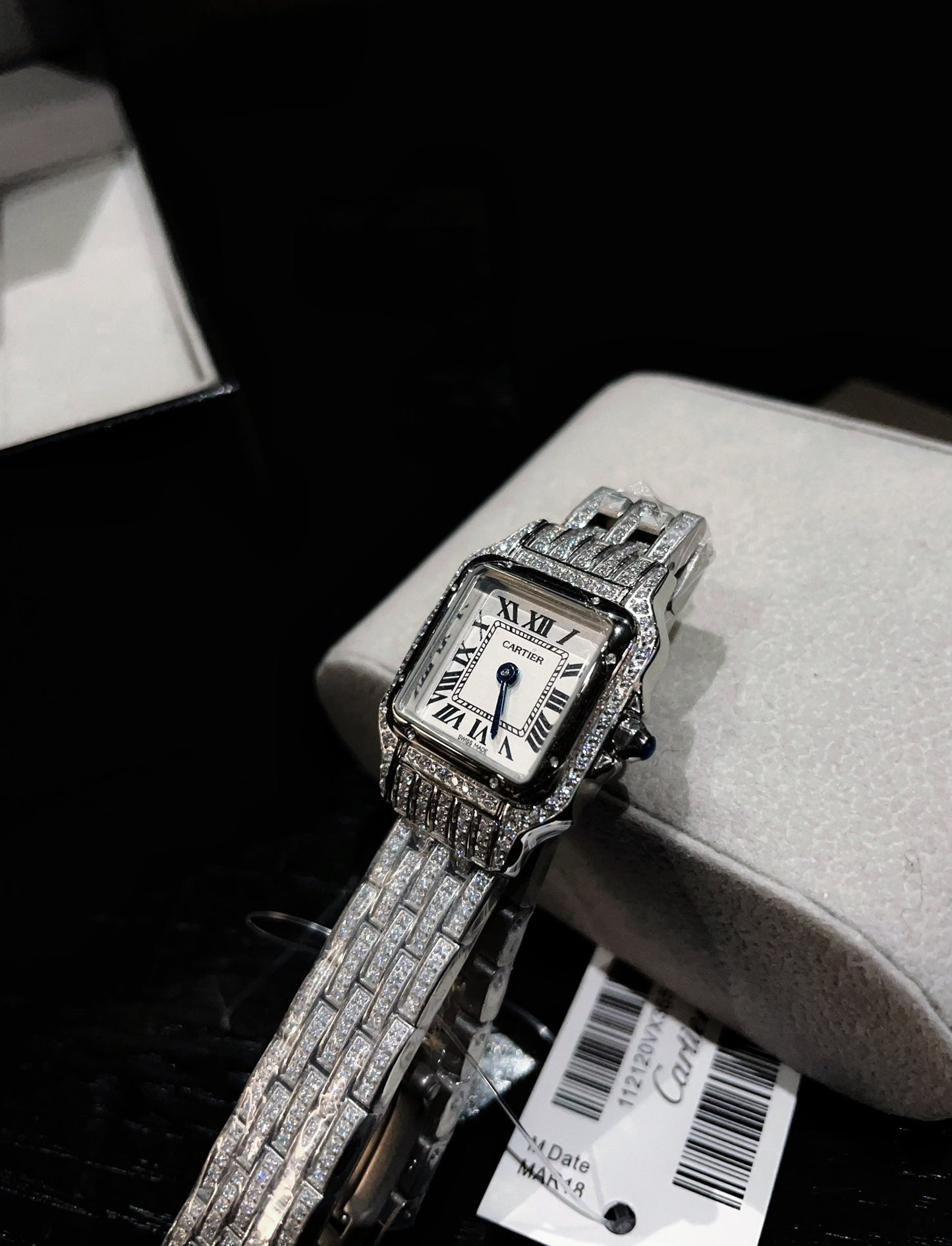 LADY- HPI01641- Full Diamond - 904L Steel- Quartz -27*37mm