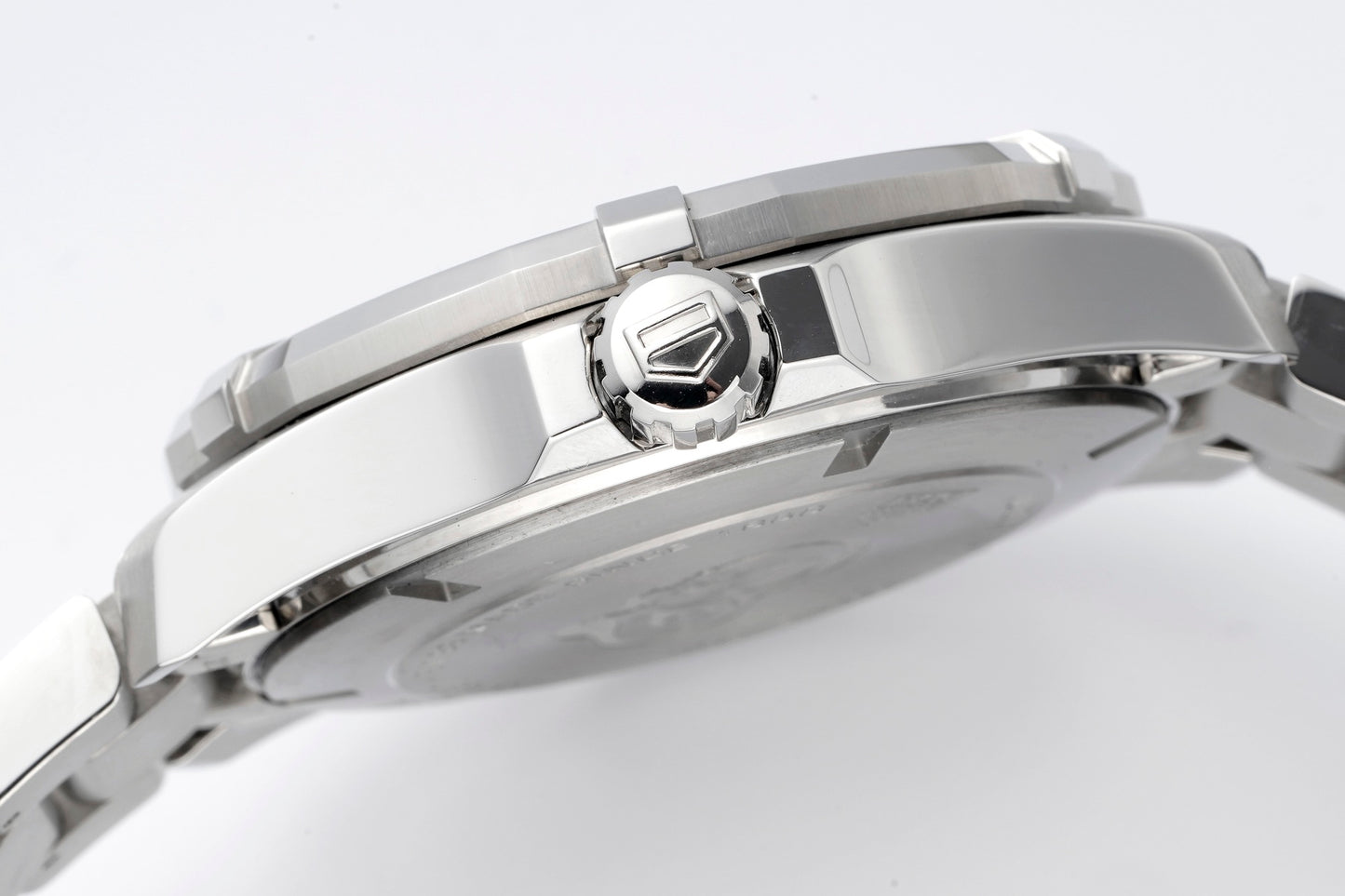 BA0927- Black 3D Stripes -Silver 904L Steel - Automatic - 43mm