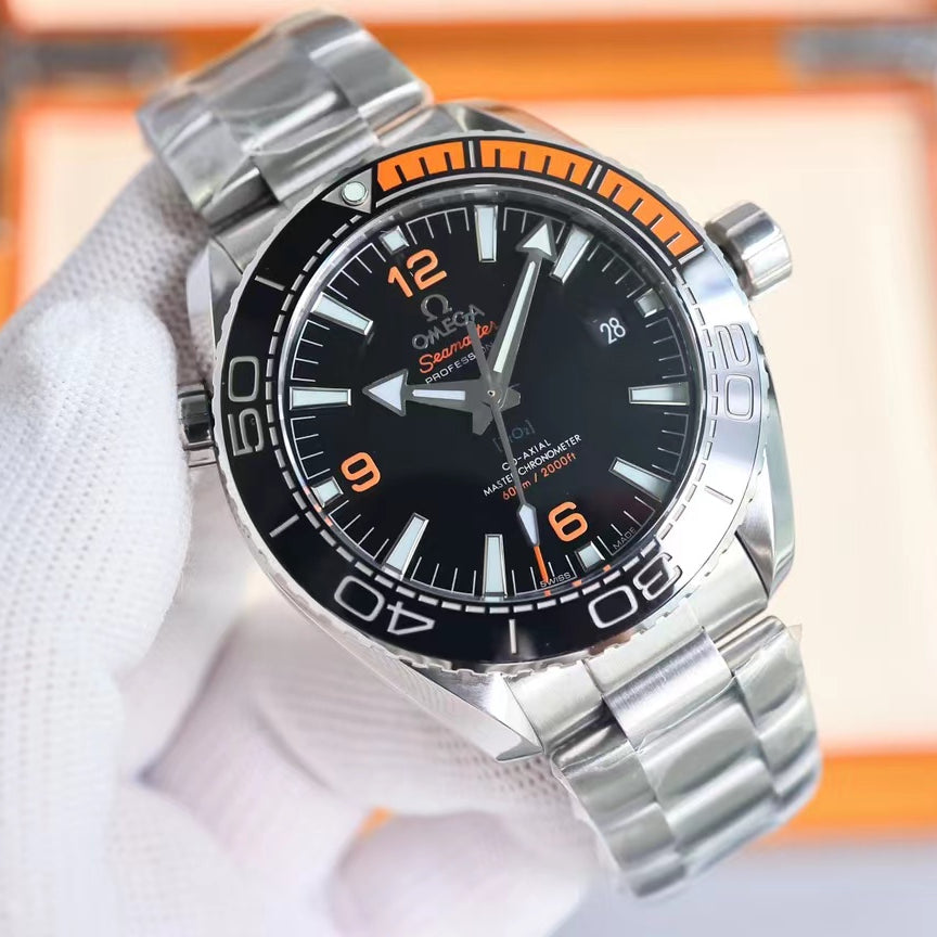 Black Orange - White 904L Steel - Automatic - 43mm