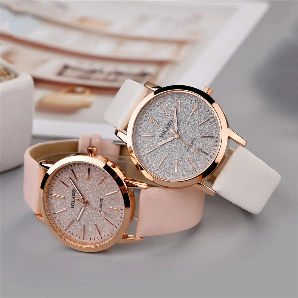 LADY - Blue Yellow - Blue Rubber - Quartz - 34mm