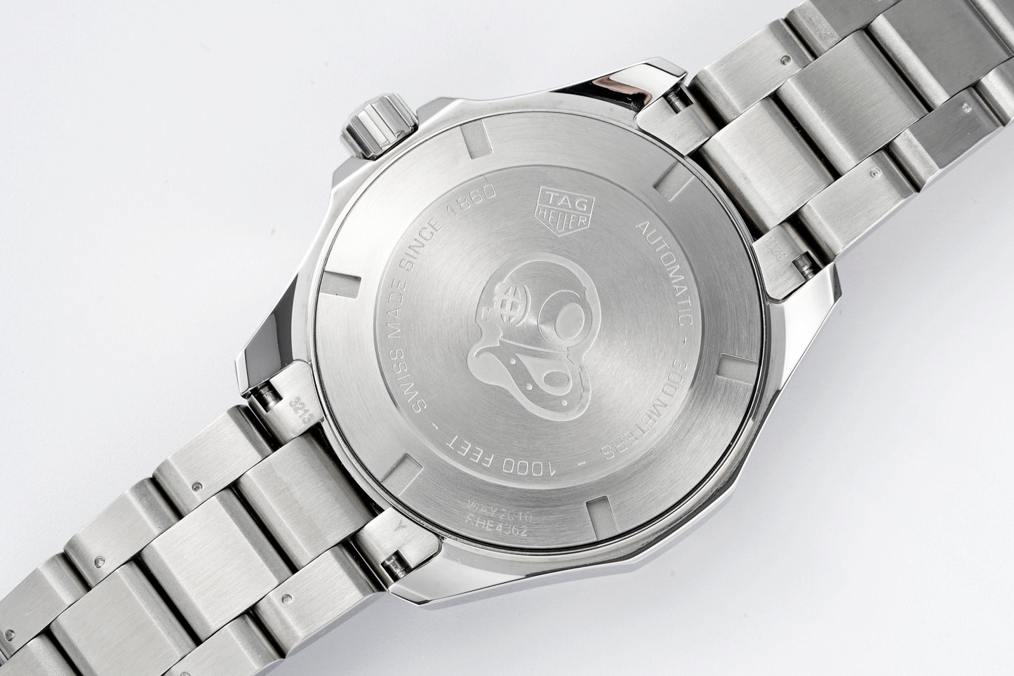BA0927- Black 3D Stripes -Silver 904L Steel - Automatic - 43mm