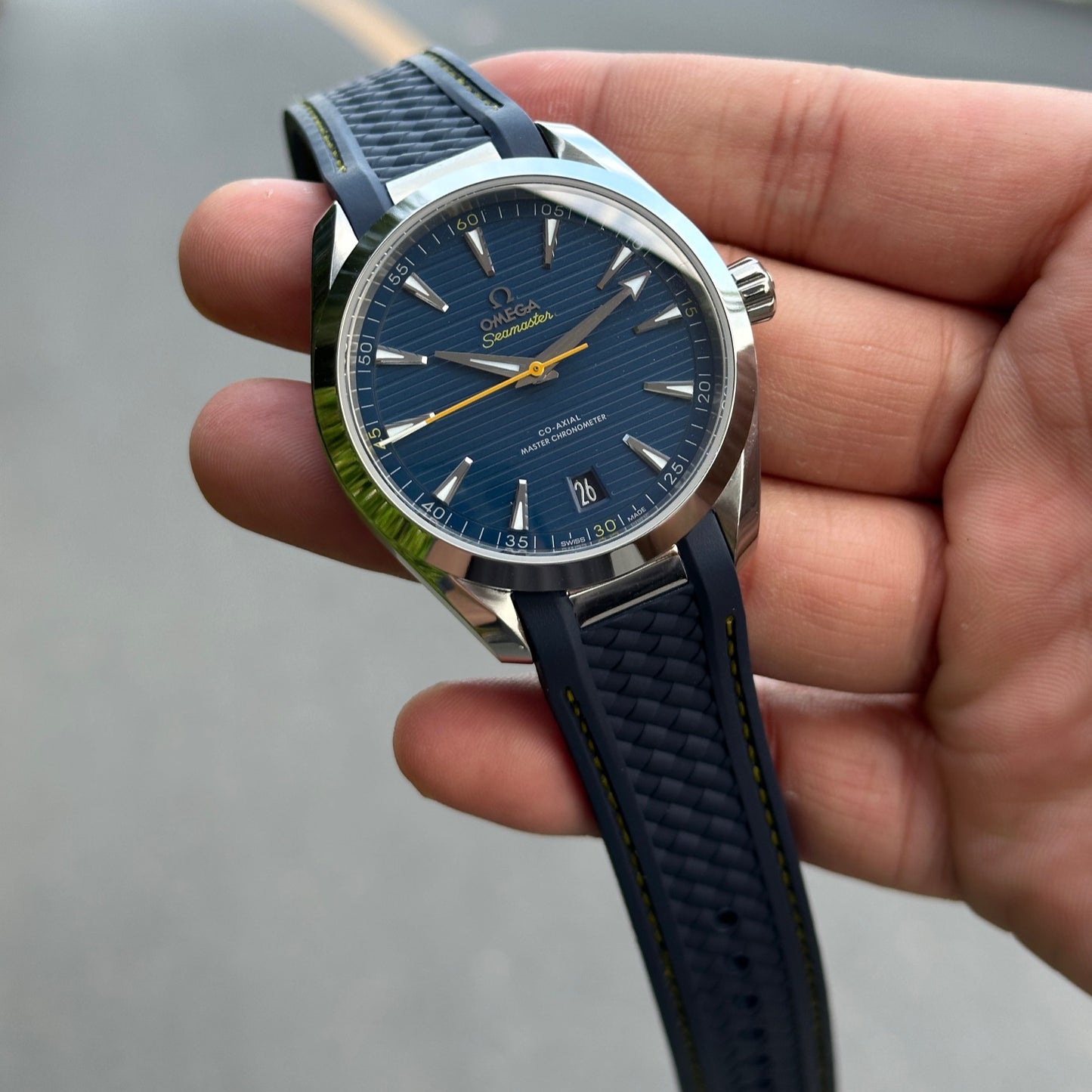 Blue Silver- Blue Rubber- Automatic - 41mm