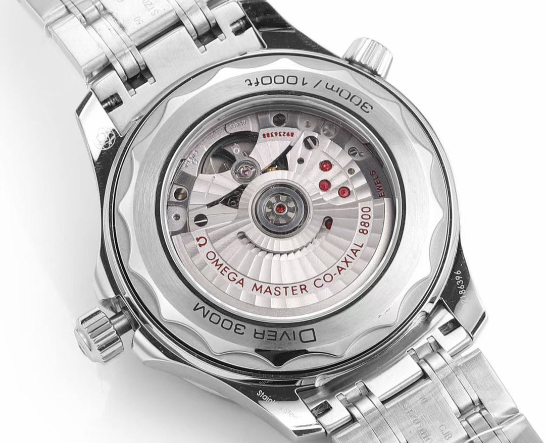 š„Limited Time Offer!-VS- 210.30.42.20.03.001- Blue -Silver 904L Steel -Free Rubber Strap- Automatic -42mm