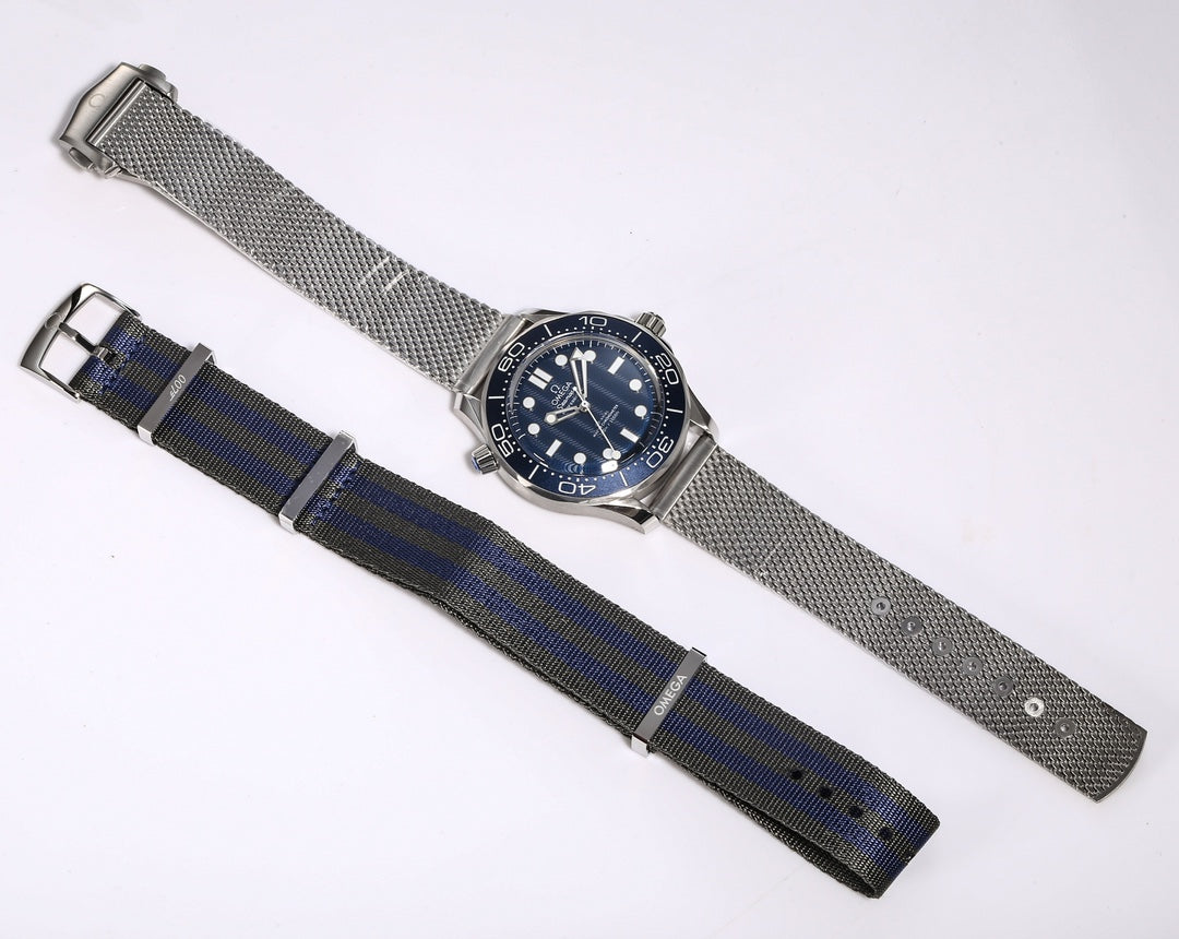 š„Limited Time Offer! 60th Anniversary- Blue -904L Steel - Free Nylon Strap - Automatic -42mm