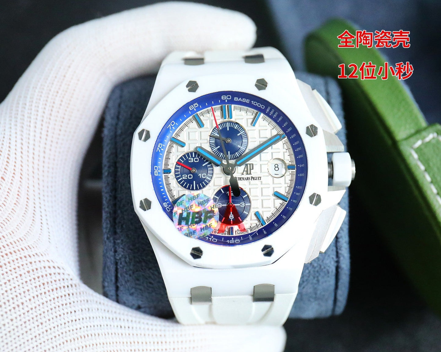 Chronograph-Ceramic - White Rubber- Automatic - 42mm