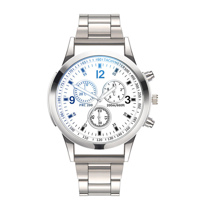 Men's Steel Quartz Watches -40mm