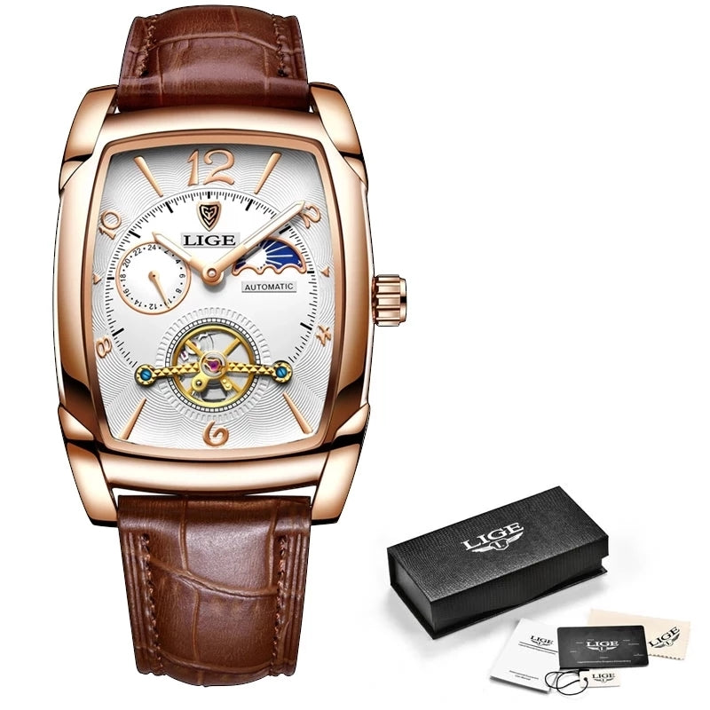 Square - Brown Leather Automatic - 41mm