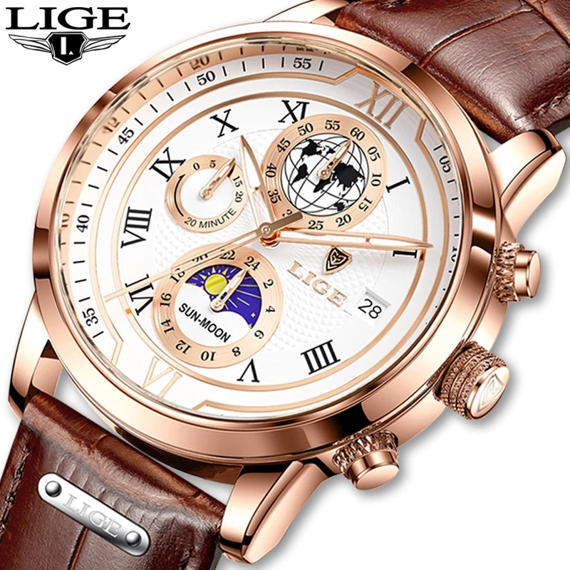 Men's Round Automatic Watch - 40mm