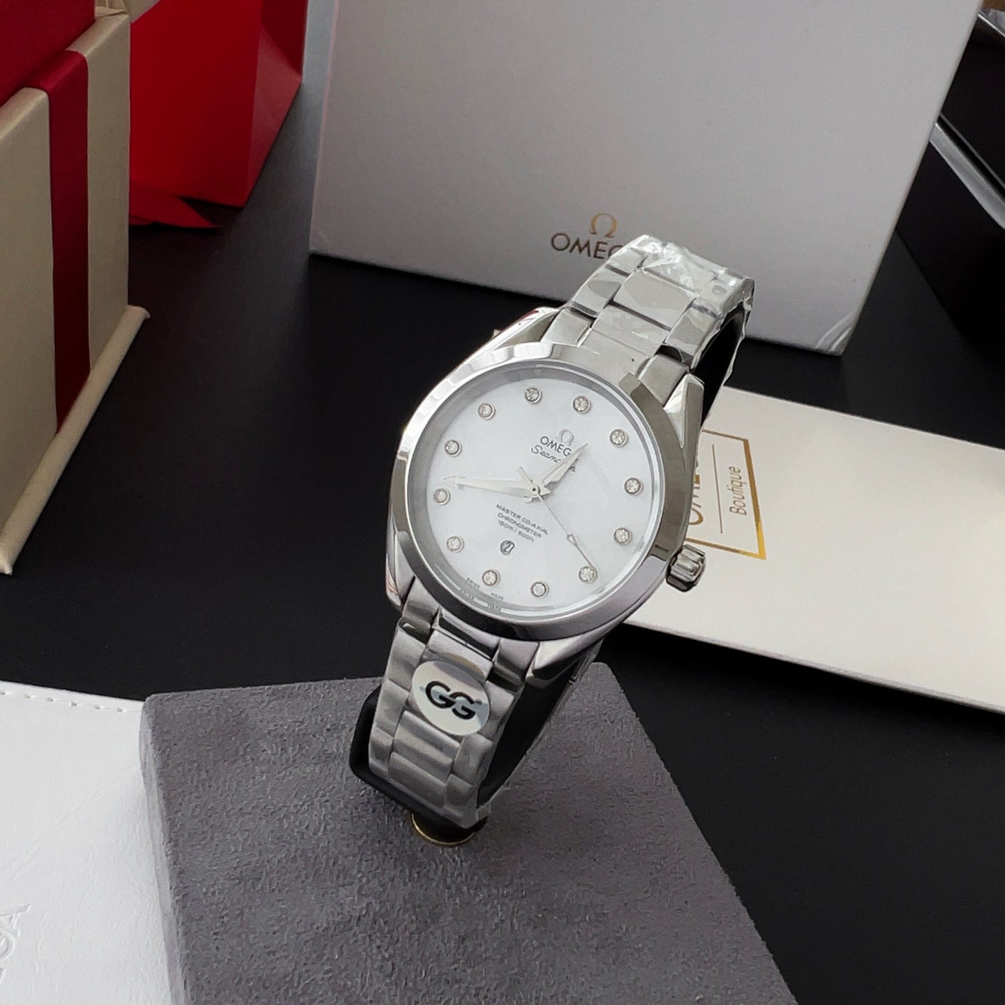 LADY -White - Silver 904L Steel - Quartz - 28mm