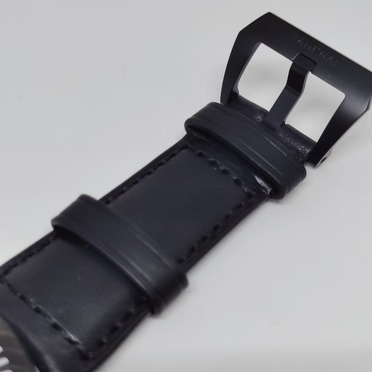 Black Hollow- 904L Steel - Black Leather -Automatic - 47mm