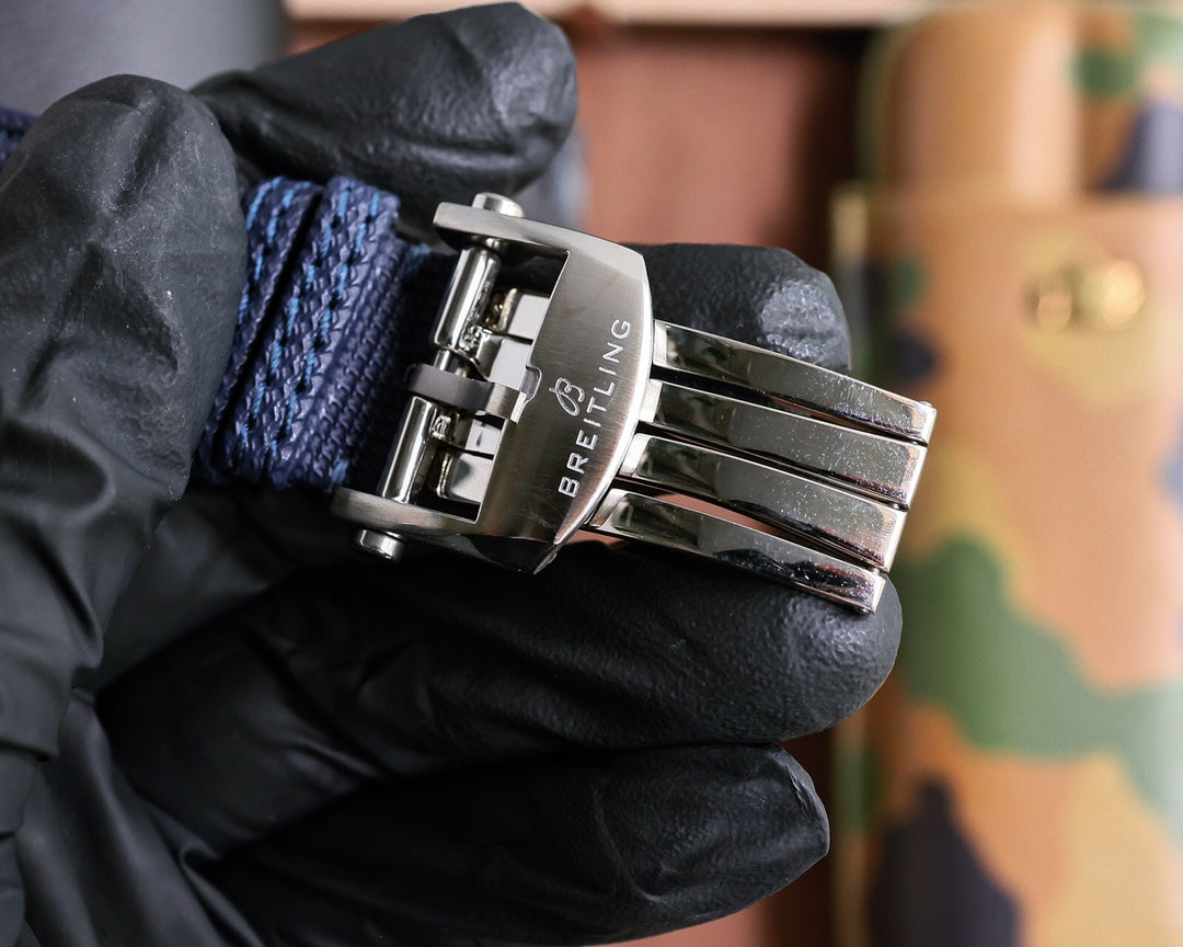 Chronograph -Blue Black - Blue Rubber - Quartz - 43mm