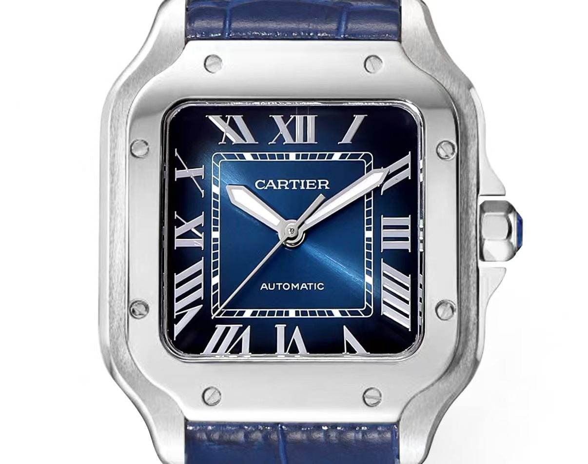 Blue 316L Steel - Blue Leather - Automatic - 47*40mm