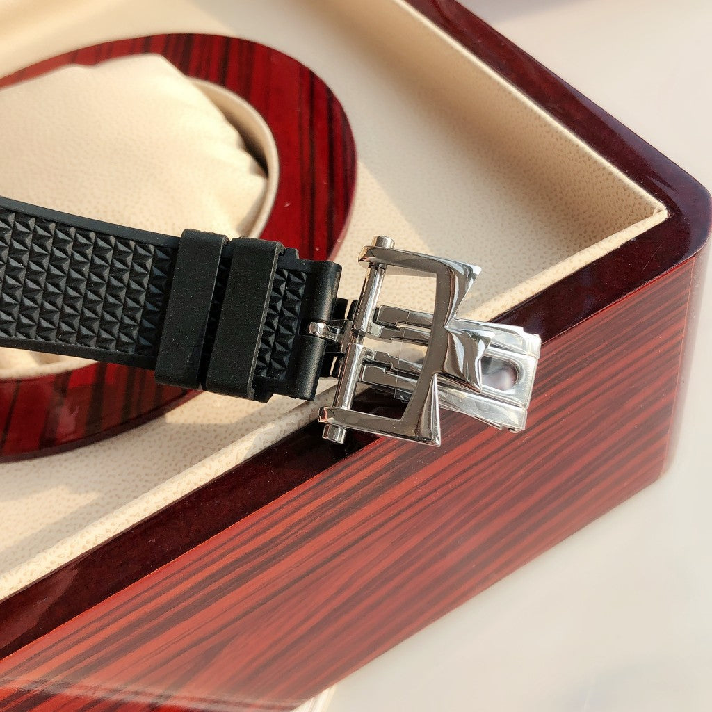 Black Silver - Black Rubber - Automatic - 41mm