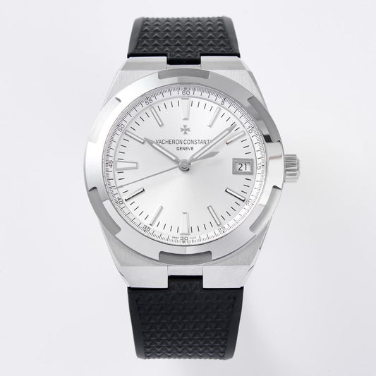 White Silver - Black Rubber - Automatic - 41mm