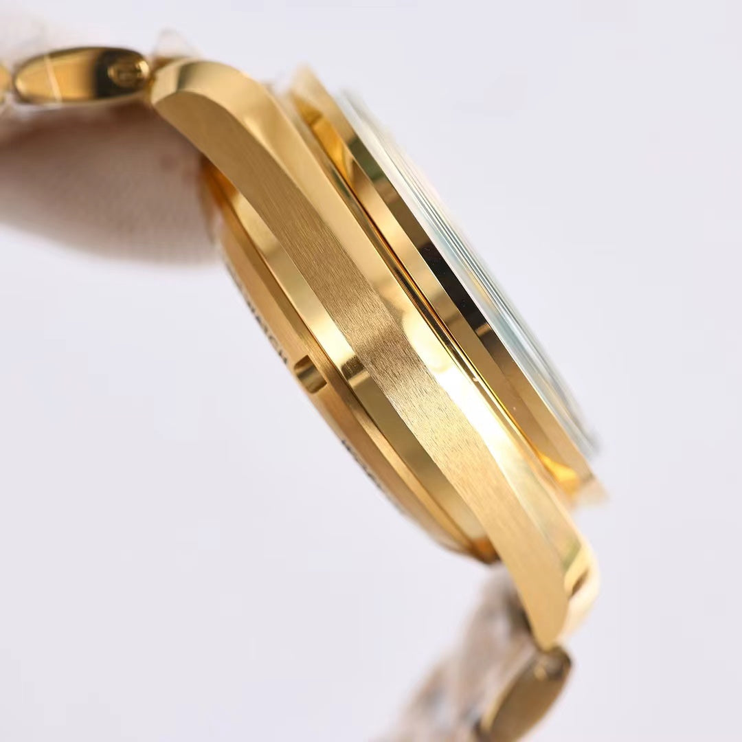 Green - Yellow Gold 904L Steel - 42mm