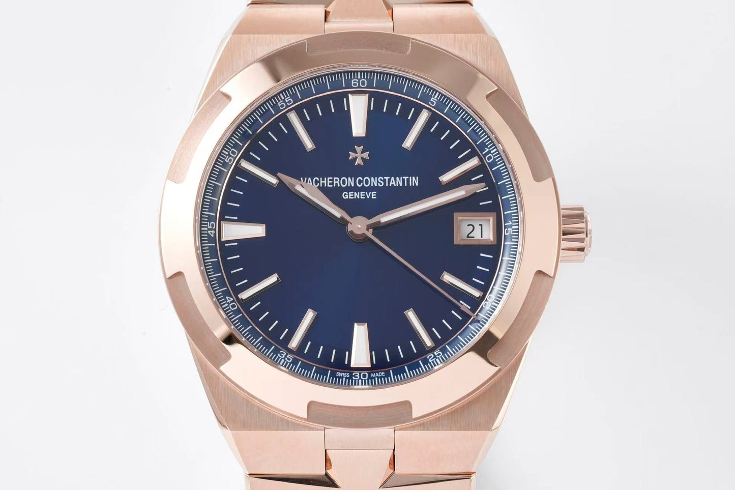 Blue Silver - Rosegold 904L Steel - Automatic - 41mm