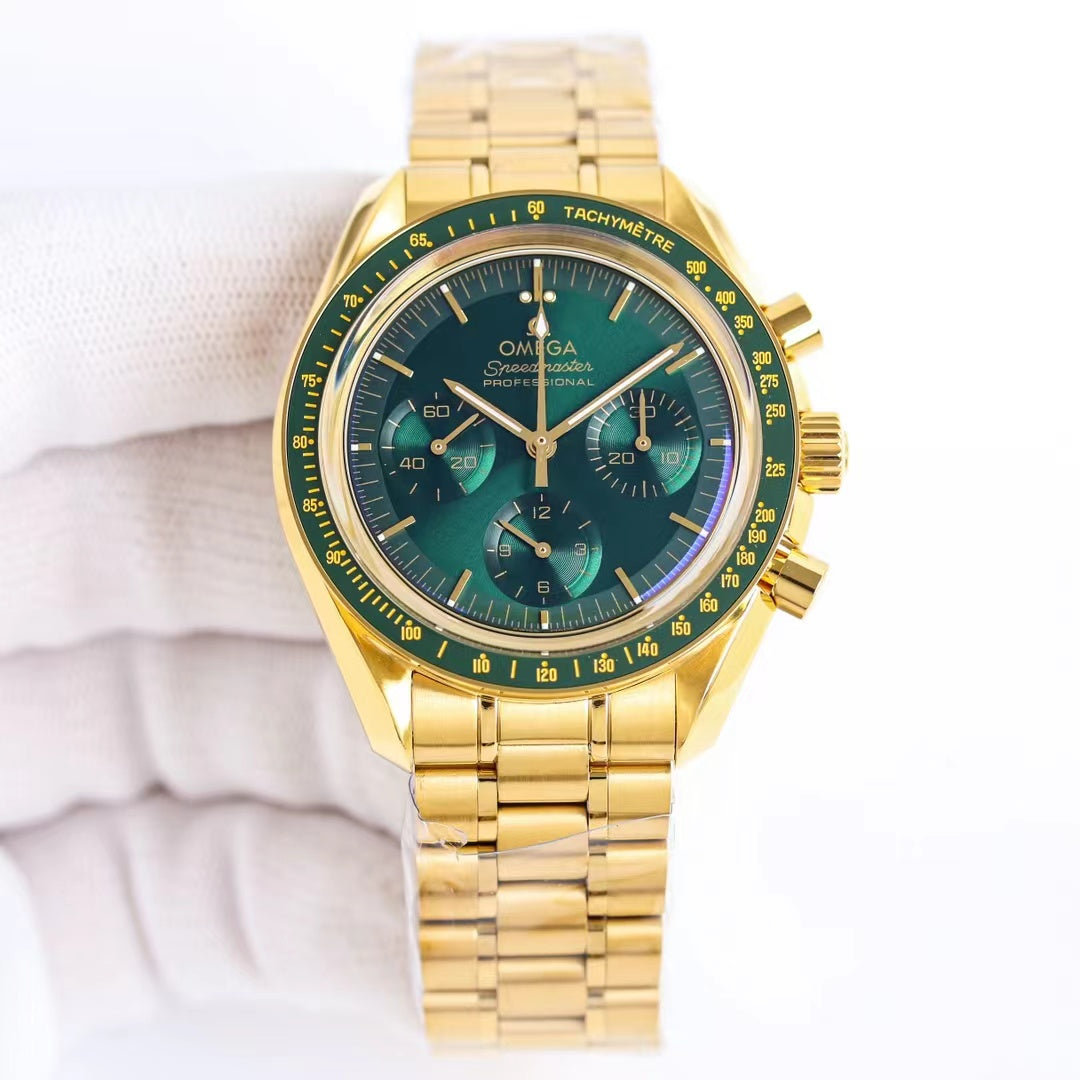 Green - Yellow Gold 904L Steel - 42mm